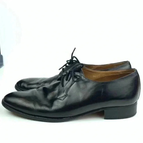 Vintage Halston men’s oxfords 10 Italian leather - Picture 2 of 8